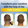 Fade Guide X and Neckline Shaving Template | Curved Silicone Band | Great for Creating Fade Guidelines and for DIY Haircuts | Fade Guide for Hair Clippers