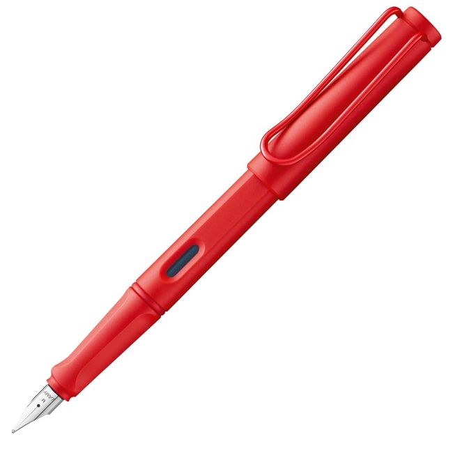 Lamy Safari Cosy Fountain Pen 020 Special Edition, Modern Fountain Pen in Strawberry Colour with Ergonomic Grip and Timeless Design, Nib Strength F - Special Model, Pack of 1