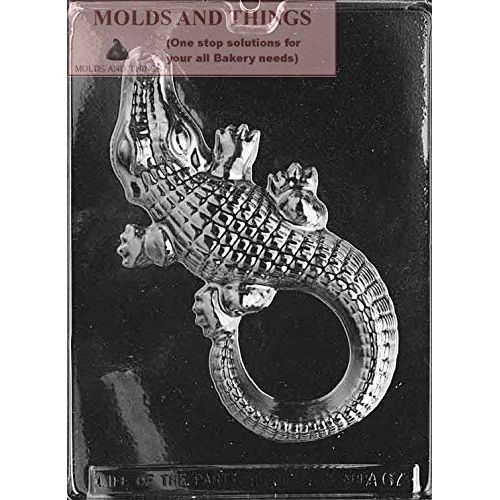 Animals LARGE ALLIGATOR Chocolate Candy Mold Soap 4 x 8 3/4 Good Product quality!!