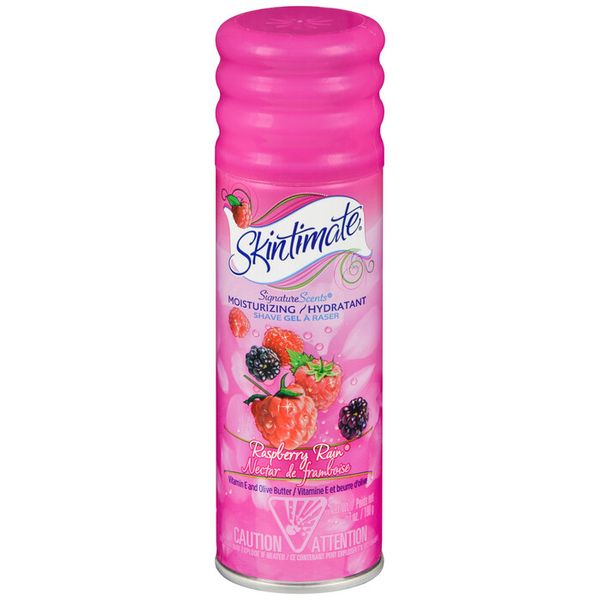 SKINTIMATE SHAVE GEL RASPBERRY RAIN 7OZ