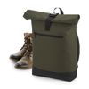 BagBase Roll-top Backpack, Military Green, One Size