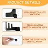 AYNKH 2 Pack Bread Maker Paddle Compatible with Panasonic Breadmaker, Bread Maker Mixing Paddles, Non-Stick Teflon Coated Breadmaker Accessories for Bread Machine Replacement, Black
