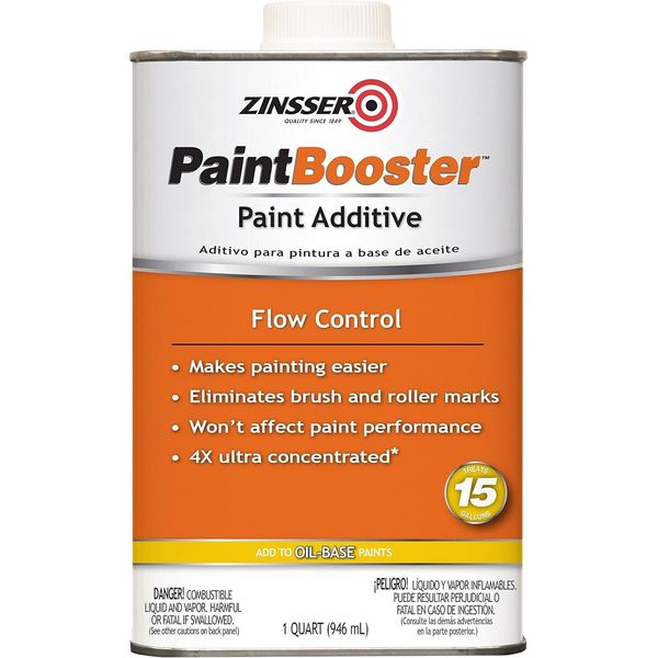 Zinsser PaintBooster Paint Additive for Oil Based Paints Flow Control 1 Quart