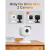 Camera Case for Blink Mini 2 Camera (2024) Silicone Cover Waterproof Protective Cover, White