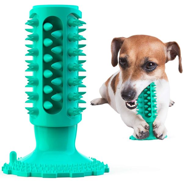 Caseeto 2024 Model Upgraded Dog Toy, Durable Dog Toothbrush, Dog Toothbrush, Dog Chew Toy, Bait, Rugby, Educational Toy, Dog Gum Clean, Oral Care Brush, Stress Relief, Bad Breath Prevention, Training