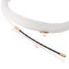 RUNCCI-YUN 15M Fish Tape Ribbon Threader Puller Pull Head, Electrical Wire Threader