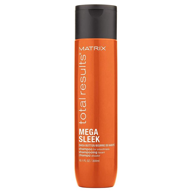 Matrix Mega Sleek Shampoo with Shea Butter to Protect against Humidity, for Coarse Hair, Total Results 300ml