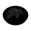 One Line Art Drawing Papaya Leaf PopSockets Adhesive PopGrip