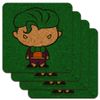 Batman Joker Cute Chibi Character Low Profile Novelty Cork Coaster Set