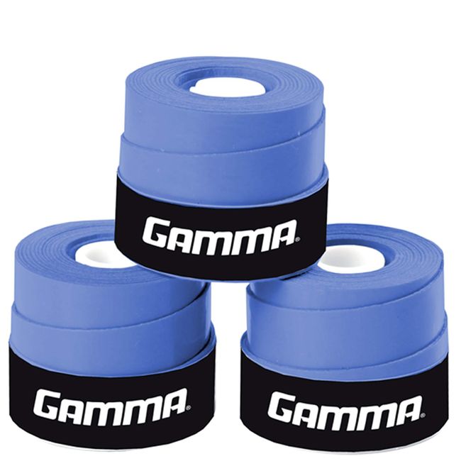 Gamma Sports Supreme Overgrip, for Tennis, Pickleball, Squash, Badminton, and Racquetball, Durable and Absorbent, Easy to Apply, Various Colors