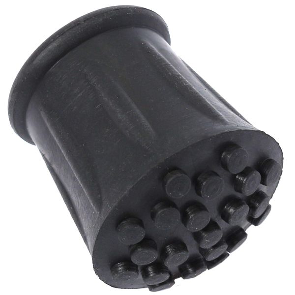 WHL 50x 9mm Rubber Ferrules For Walking Sticks, Canes & Crutches Black Ferrules Bulk