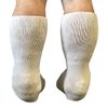Bariatric Sock for Extreme Lymphedema Calf stretches to 30" (Black)