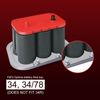 Battery Bracket Box Hold Down Mount Aluminum for Optima Red Top 34, 34/78