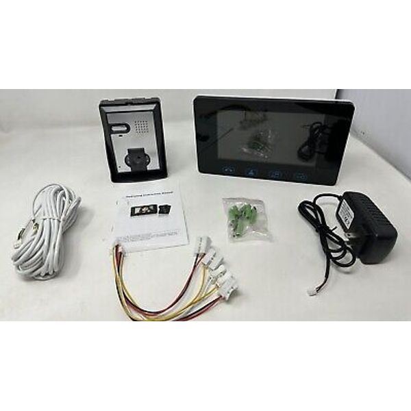 Wired Video Intercom Doorbell System 7 Inches For Villa Apartment Outdoor Audio