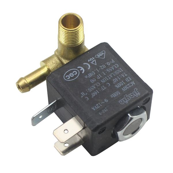 Genuine Jiayin JYZ-3 Brass G1/8" 1.8mm Steam Generator Solenoid Valve Coil 10bar AC 230V 12VA 50Hz for Water Gas Steam Iron