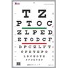 Snellen Chart with Red Green Lines 20 Ft