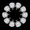 2016 10 X 35mm Porcelain Ceramic Kitchen Cupboard Door Handle Knobs with Screws White