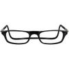 Clic Magnetic Reading Glasses, Computer Readers, Replaceable Lens, Original Long, (M-L, Black, 2.00 Magnification)