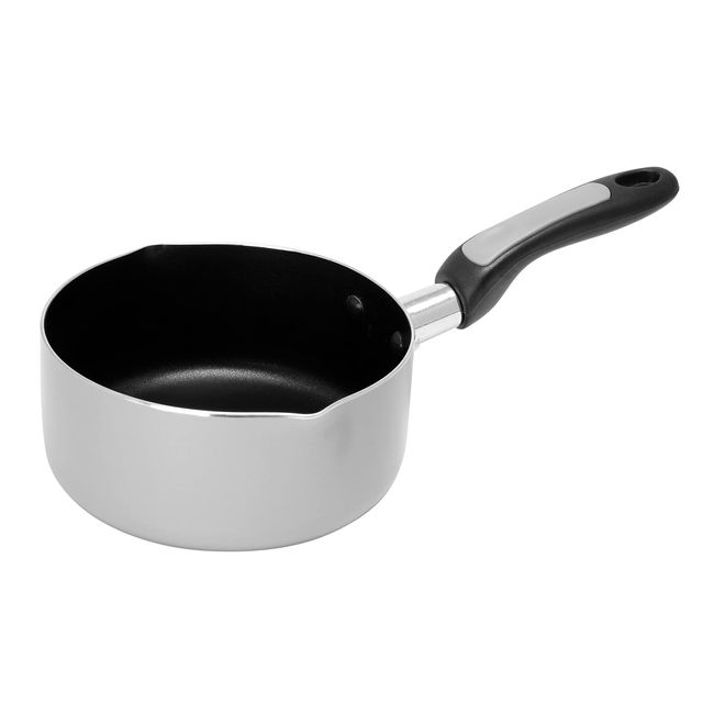 Strix Design SA-152 Milk Pan, Simple Mini, Gray, 5.5 inches (14 cm), For Gas Fire, Mini Small Pot