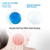 Face Ice Pack for Injuries Cooling Face Mask & Cooling Eye Mask Set, Reusable Gel Hot Cold Compress Ice Pack for Face Swelling & Puffy Eyes & Stress Relief & Migraines & Relaxation