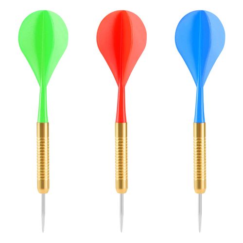 Accmor 12pcs Steel Tip Darts, Bar Dart, Darts Metal Tip Set, Metal Darts for Dartboard