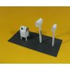 HO Scale Mail Box Kit by Showcase Miniatures (12 boxes) (2339)