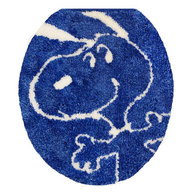 Senko 67243 Snoopy Surf Up Toilet Lid Cover, Normal Use, Navy