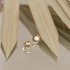 CARISSIMA Women's 9ct Yellow Gold Shell Shape Stud Earrings
