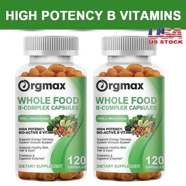 Vitamin B Complex 1000mg - Energy, Brain Function, Stress Relief  Immune Support