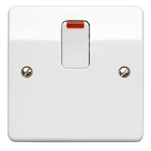 Mk K5423WHI 20A Double Pole Switch with Neon