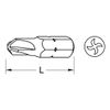 KS TOOLS 1/4" Bit Torq-Set®, 25mm, #5, 5er Pack