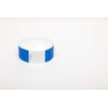 100 Tyvek security paper event wristbands (blue, 3/4" (19mm))