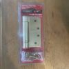 Everbilt Adjustable Spring Hinge 4” with 1/4” Radius. Satin Brass Finish. New. 