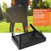 Folding Portable Barbecue Charcoal Grill, Moclever Stainless Steel Small Charcoal Grill, Mini BBQ Tool Kits for Outdoor Cooking Camping Picnics Beach