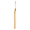Hair Extension Tools, 10Pcs Hook Needle Wooden Hair Extension Tool Needle Wig Tools,Threader For Hair Extensions Wire Pulling Hook Tool