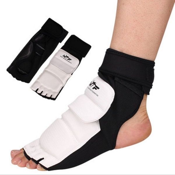 Rungear Taekwondo Training Boxing Foot Protector Gear WTF Approved Martial Arts Punching Bag Sparring MMA UFC Muay Thi Sparring Karate for Men Women Kids (White, Small)