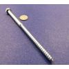 Zinc Hex Head Lag Screw 9/16 Hex Size 3/8 Thread x 7.0" Length, 10 pcs