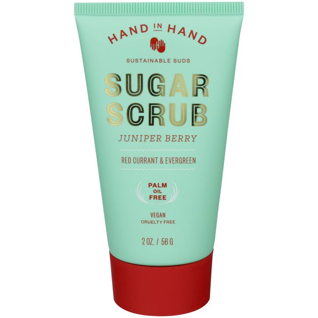 HAND IN HAND Juniper Berry Mini Sugar Scrub, 2 OZ