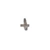 Zac's Alter Ego Adjustable Burnished Silver 3D Pigeon Bird Ring