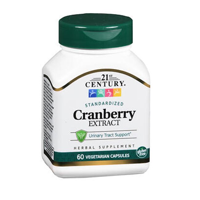 21st Century Standardized Cranberry Extract Vegetarian Capsules 60 Caps By 21st