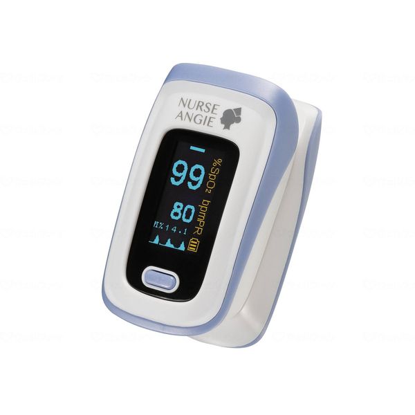 Custom oxygen saturation meter Papitto Pulse Oximeter Sax Blue