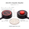 AOLIHAN 12V/24V Round Waterproof Momentary Car Horn Push Button Switch Black ...