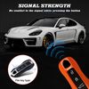 Gloss Orange Shockproof Smart Key Fob Holder Shell For Panamera Cayenne Carrera