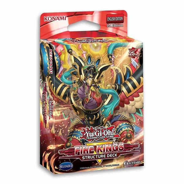 YUGIOH 1ST ED FIRE KINGS STRUCTURE DECK FACTORY SEALED NEW