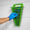 Sealey Wr08Hv Spanner Rack Capacity 15 Spanners Hi-Vis Green