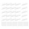 sourcing map Hanging File Folder Tabs, 4 Inch Insertable Tabs and Inserts Plastic Clear File Organizer Labels Filing for Folder Quick Identification, Clear, 100 Pcs