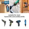 Leliafleury 17mm Deepen Hexagon Socket, Nut Setter Driver Drill Bit, Quick Change Impact Socket Adapter, 1/4 inch Hex Shank, 80mm Length