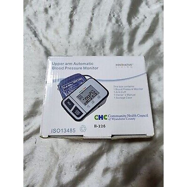 Innovative Living Upper Arm Automatic Digital Blood Pressure Monitor & Arm Cuff