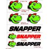 Snapper Sam Turtle Logo Set OEM graphics sticker emblem Lawnmower tractor Decal