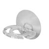 HoitoDeals 2Pcs White Wall-Mounted Strong Suction Cup Toothbrush Holder Paste Toothpaste Razor Toothbrush Storage Rack For Bathroom Storage Box Accessories Tools